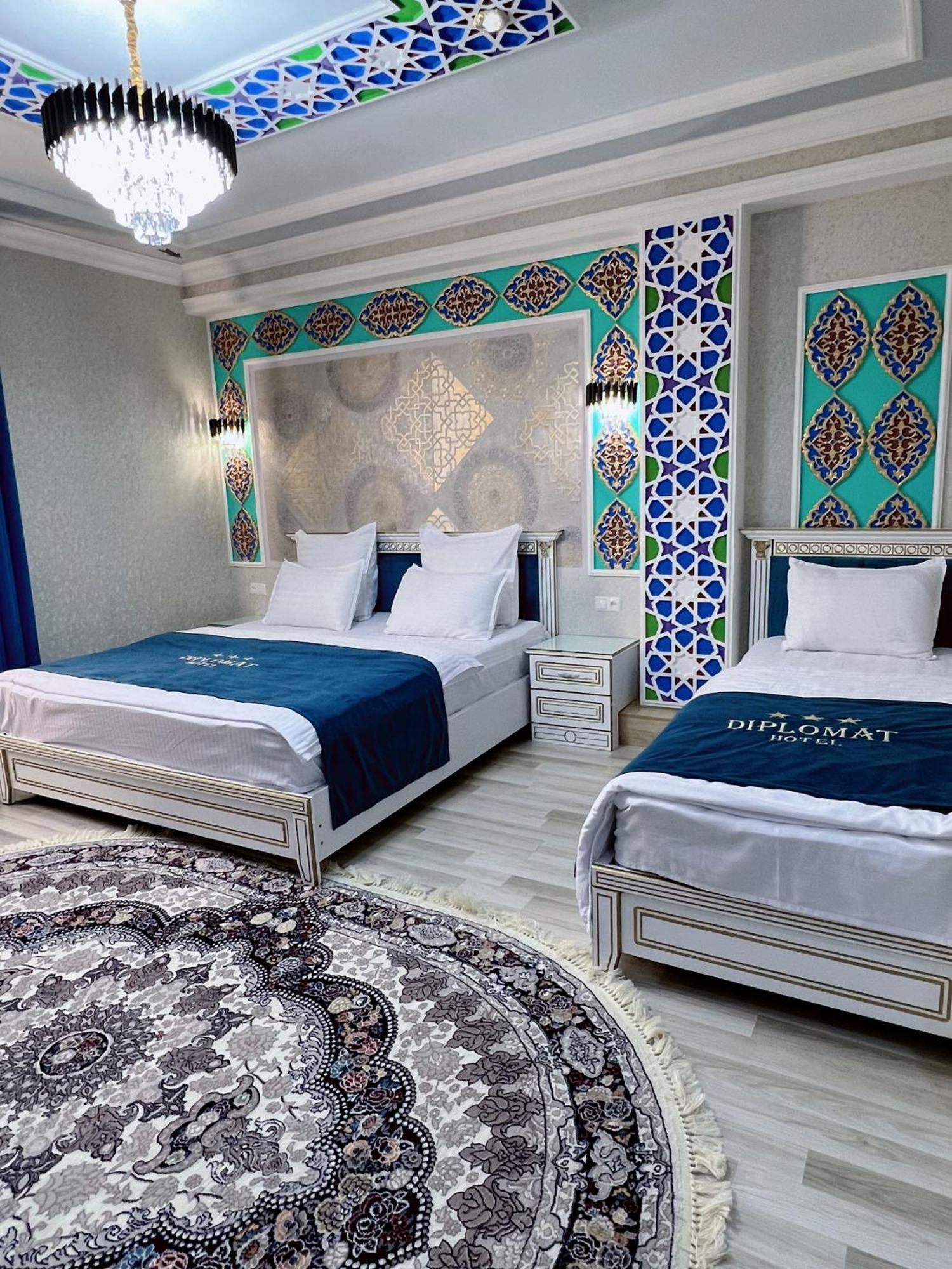 Diplomat Premium Hotell Samarkand Eksteriør bilde